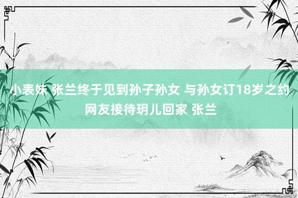 小表妹 张兰终于见到孙子孙女 与孙女订18岁之约 网友接待玥儿回家 张兰