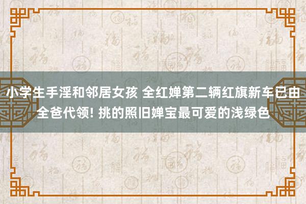 小学生手淫和邻居女孩 全红婵第二辆红旗新车已由全爸代领! 挑的照旧婵宝最可爱的浅绿色