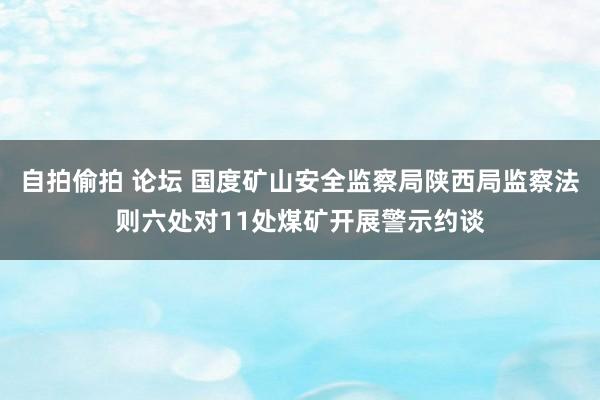 自拍偷拍 论坛 国度矿山安全监察局陕西局监察法则六处对11处煤矿开展警示约谈