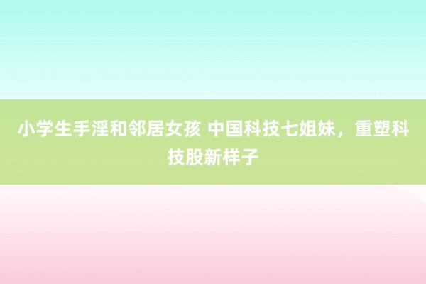 小学生手淫和邻居女孩 中国科技七姐妹，重塑科技股新样子