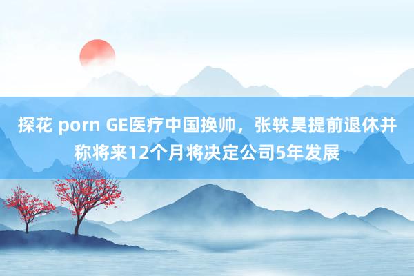 探花 porn GE医疗中国换帅，张轶昊提前退休并称将来12个月将决定公司5年发展